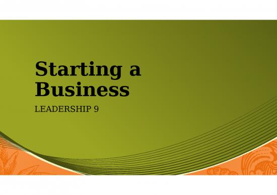 picture Business Power Point Slides 32091 | Starting A Business