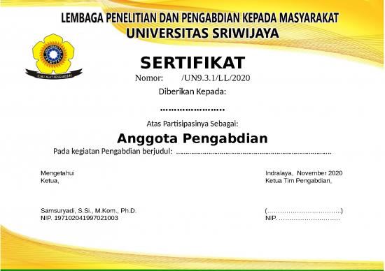 picture Sertifikat Word 33827 | Template Sertifikat Pengabdian Lppm Word Revisi
