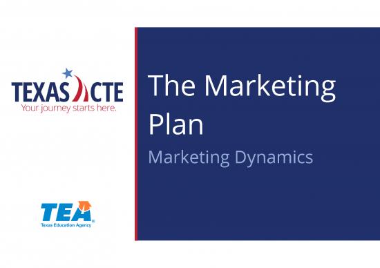 picture Education Ppt 32254 | The Marketing Plan 13