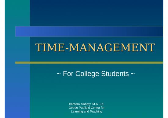 picture Time Management Power Point 32224 | Time Management Presentation