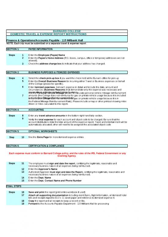 picture Business Expense Spreadsheet 33197 | Travel Expense Report Domestic 2022