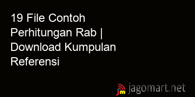 picture 19 File Contoh Perhitungan Rab | Download Kumpulan Referensi