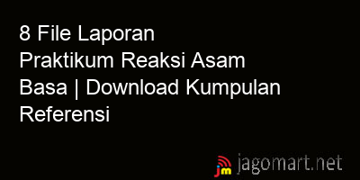 picture 8 File Laporan Praktikum Reaksi Asam Basa | Download Kumpulan Referensi