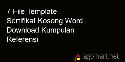 picture 7 File Template Sertifikat Kosong Word | Download Kumpulan Referensi
