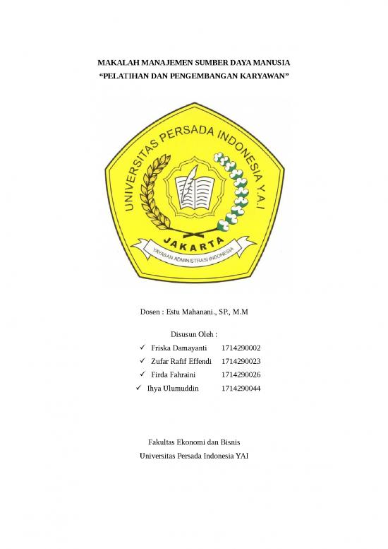 picture Makalah Pengembangan Sdm 35309 | 0877 133 Kelompok 7 Pelatihan Dan Pengembangan Karyawan