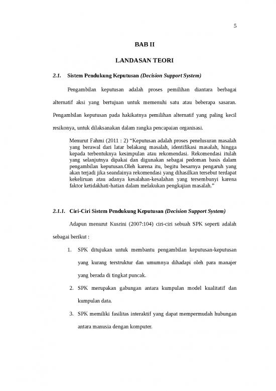 picture Teori Pengambilan Keputusan Menurut Para Ahli 35649 | 14 Bab Ii Landasan Teori