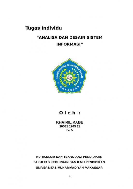 picture Makalah Sistem Informasi 35238 | Analisis Dan Desain Sistem Informasi