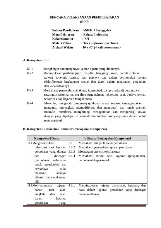 picture Laporan Percobaan 34275 | Bab 1 Rpp K13 Bindo 1