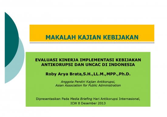 picture Makalah Pdf 34515 | Evaluasi Implementasi Uncac %26 Kinerja Antikorupsi 2013   Roby Arya Brata 8 Des 2013