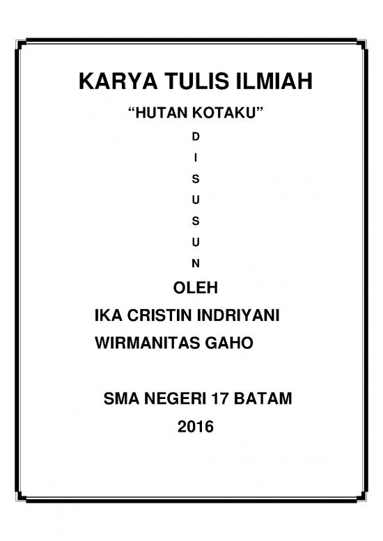picture Contoh Artikel Ilmiah Pdf 36106 | Hutan Kotaku