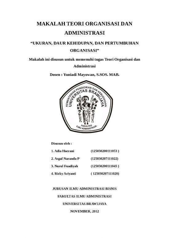 picture Makalah Teori Organisasi 36116 | Jadi Satu Makalah Teori Organisasi Dan Administrasi