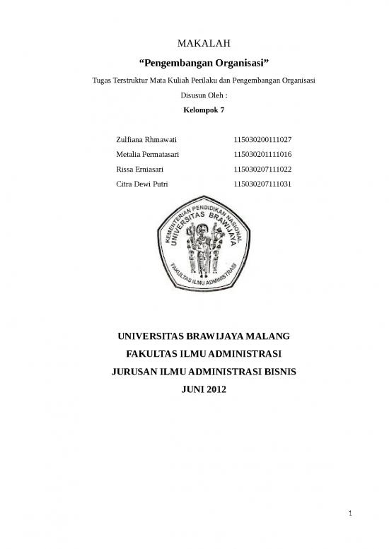 picture Makalah Perubahan Dan Pengembangan Organisasi 36117 | Ke7 Makalah Pengembangan Organisasi