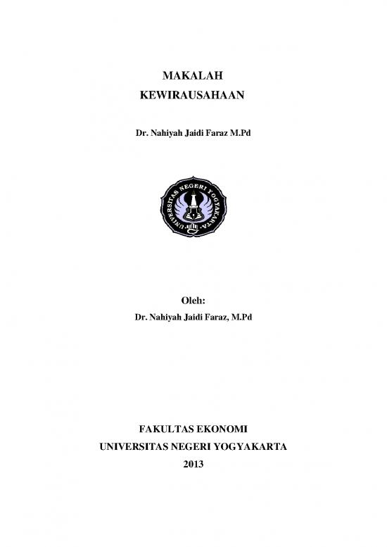 picture Makalah Pdf 35156 | Kewirausahaan