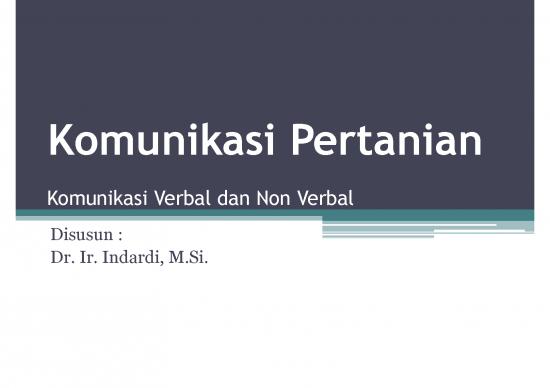 picture Komunikasi Pdf 36254 | Komunikasi Pertanian Topik 4 Komunikasi Verbalnon Verbal