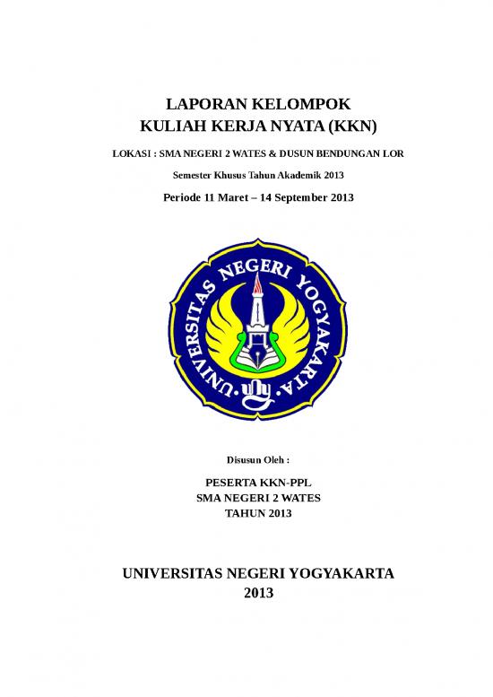 picture_Contoh Laporan Kkn 34623 | Laporan Kelompok Dpl