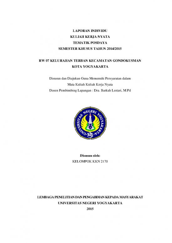 picture Laporan Kkn Pdf 35527 | Laporan Kkn Uny Kelompok 2170