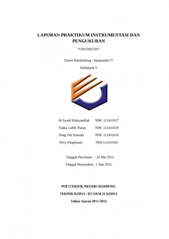 picture Tujuan Laporan Percobaan 34356 | Laporan Visko Instrumen