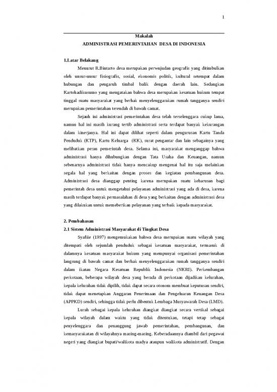 picture Presentasi Usaha 34507 | Makalah Administrasi Desa