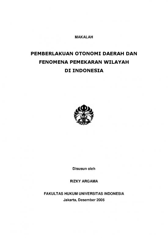 picture Makalah Pdf 35204 | Makalah Otonomi Daerah Dan Pemekaran Wilayah