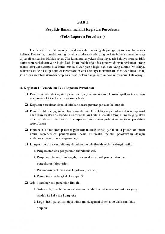 picture Laporan Percobaan 34244 | Materi  Indo Kelas Ix Juli