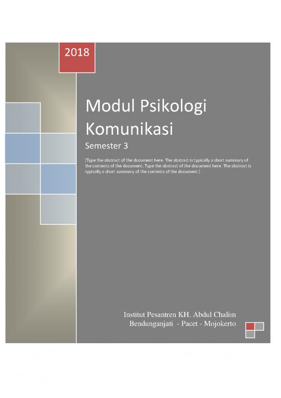 picture Komunikasi Pdf 36260 | Modul Psikologi Komunikasi