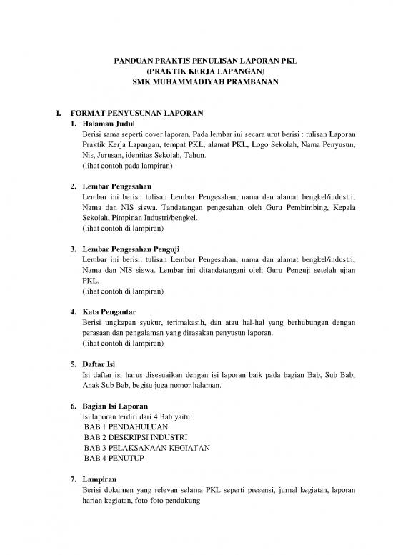 picture_Laporan Kerja Praktik Lapangan Id 34680 | Panduan Penulisan Laporan Pkl Stempra New