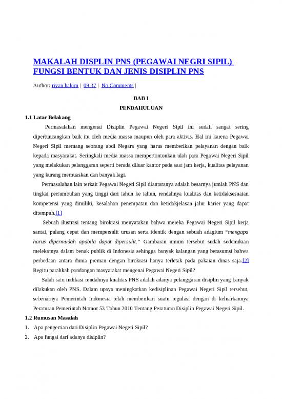 picture Makalah Pdf 34907 | Pdf Makalah Displin Pns Pegawai Negri Sipil Fungsi Bentuk Dan Jenis Disiplin Pns Convert Compress