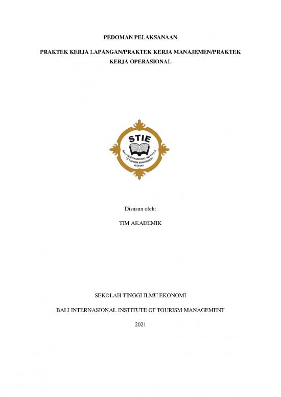 picture Manajemen Pdf 34859 | Pedoman Pelaksanaan Pkl 2021