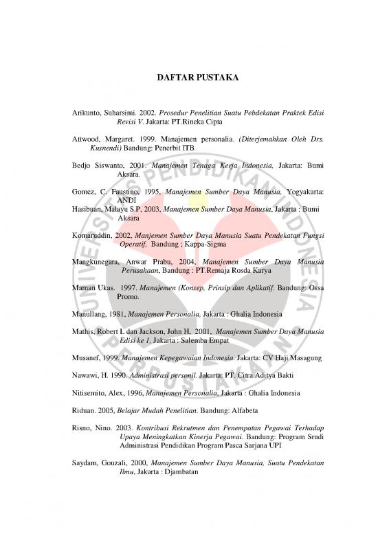 picture Manajemen Pdf 36127 | S L0351 011625 Bibliography