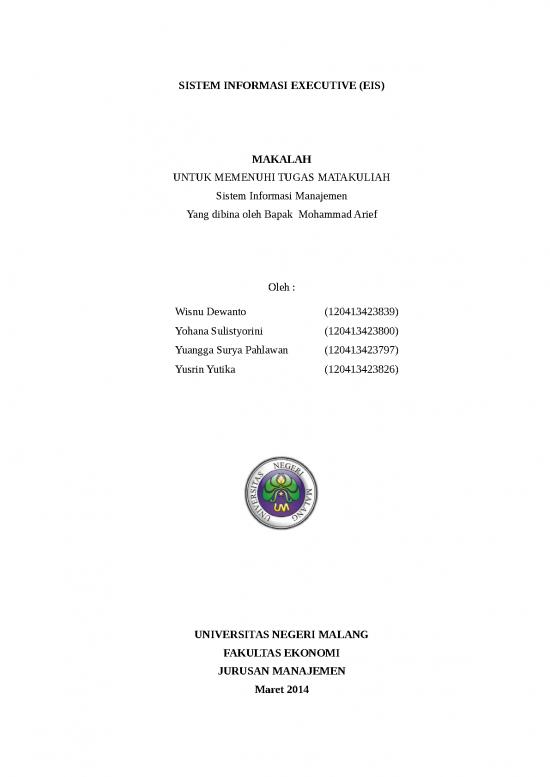 picture_Makalah Sistem Informasi 35231 | Sistem Informasi Executive