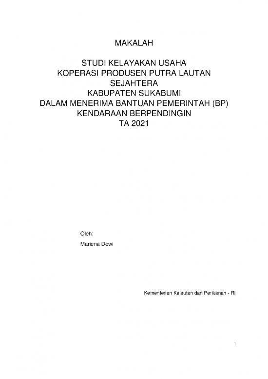 picture Makalah Pdf 35243 | Studi Kelayakan Kendaraan Berpendingin Sukabumi