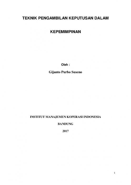 picture_Makalah Tentang Pengambilan Keputusan 35501 | Teknik Pengambilan Keputusan Dalam Kepemimpinan