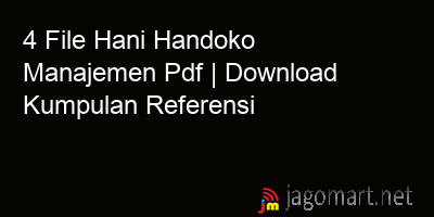 picture 4 File Hani Handoko Manajemen Pdf | Download Kumpulan Referensi