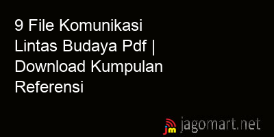 picture 9 File Komunikasi Lintas Budaya Pdf | Download Kumpulan Referensi