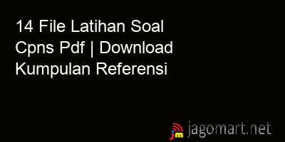 picture 14 File Latihan Soal Cpns Pdf | Download Kumpulan Referensi