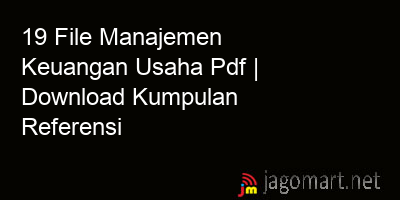 picture 19 File Manajemen Keuangan Usaha Pdf | Download Kumpulan Referensi