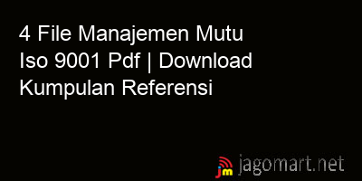 picture 4 File Manajemen Mutu Iso 9001 Pdf | Download Kumpulan Referensi