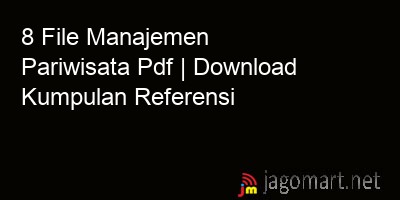 picture 8 File Manajemen Pariwisata Pdf | Download Kumpulan Referensi