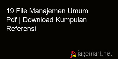 picture 19 File Manajemen Umum Pdf | Download Kumpulan Referensi