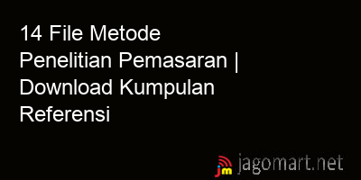 picture 14 File Metode Penelitian Pemasaran | Download Kumpulan Referensi
