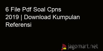 picture 6 File Pdf Soal Cpns 2019 | Download Kumpulan Referensi