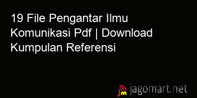 picture 19 File Pengantar Ilmu Komunikasi Pdf | Download Kumpulan Referensi