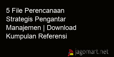 picture 5 File Perencanaan Strategis Pengantar Manajemen | Download Kumpulan Referensi