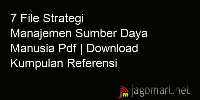 picture 7 File Strategi Manajemen Sumber Daya Manusia Pdf | Download Kumpulan Referensi