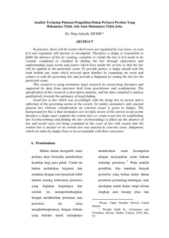 picture Putusan Perdata Pdf 37771 | 136780 Id Analisis Terhadap Putusan Pengadilan Dal