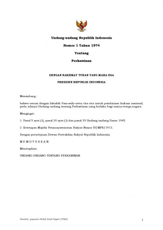 picture Hukum Pdf 37833 | 1974 Uu 1 Tahun 1974 Perkawinan