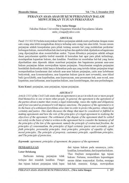 picture Hukum Pdf 37783 | 275408 Peranan Asas Asas Hukum Perjanjian Dalam 67aa1f8a