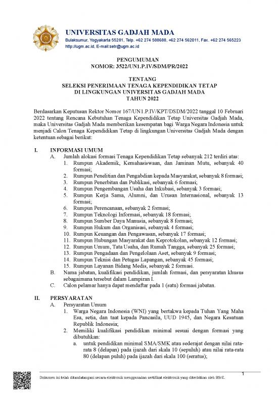 picture1_Penelitian Pdf 37170 | 3522 Pengumuman Rekrutmen Tendik Tetap Ugm 2022 Signed