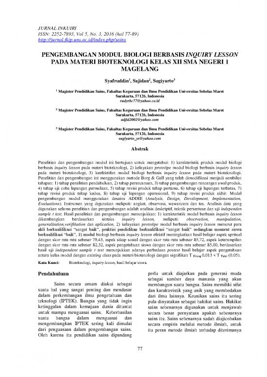 picture Contoh Metode Penelitian 38063 | 68033 Id Pengembangan Modul Biologi Berbasis Inqu