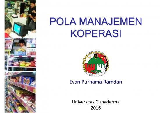 picture Pengertian Manajemen Koperasi 36575 | 6 Pola Manajemen  Koperasi
